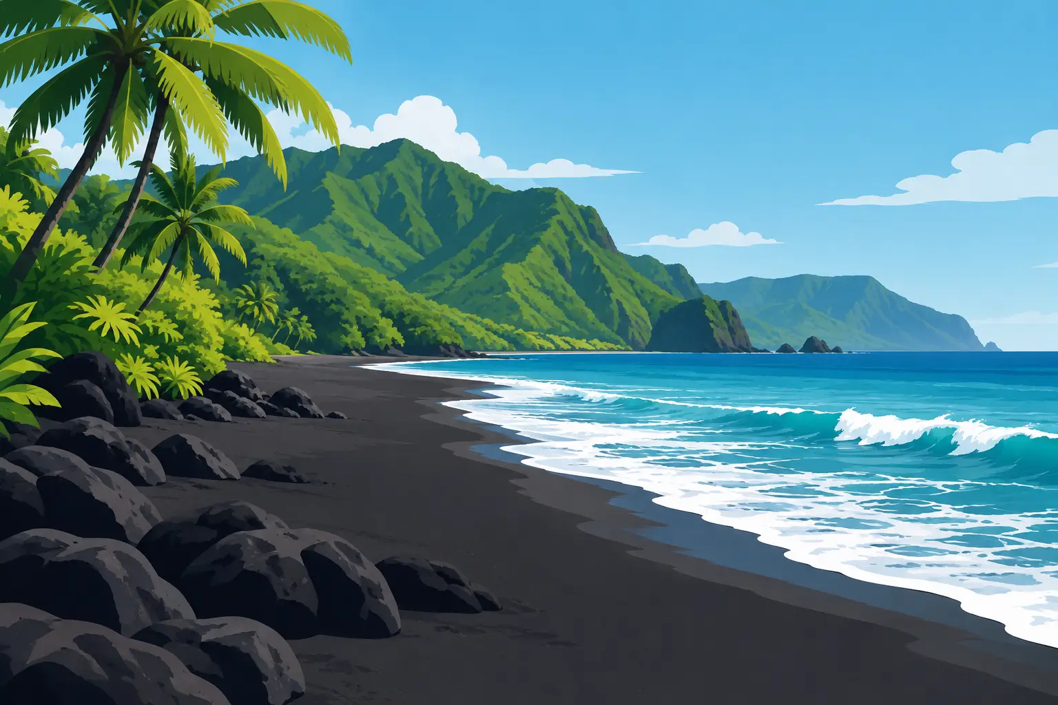 Black Sand Beaches: St. Vincent’s Wild Coast